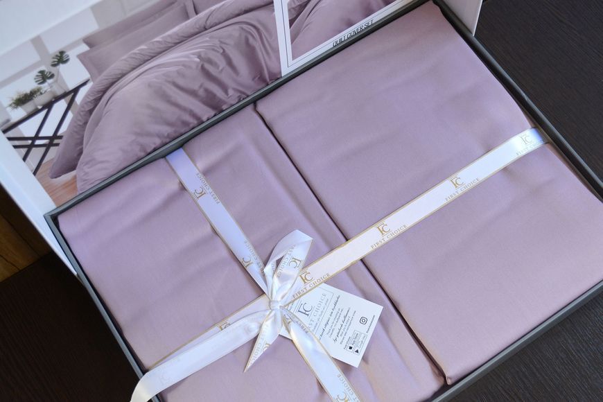 Постільна білизна First Choice Cotton Satin 160 х 220 см "Snazzy Lavender" 31545 фото
