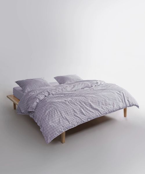 Постільна білизна Limasso Stonewashed 200 х 220 см Inara Opal Grey 41604 фото