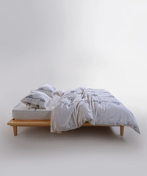 Постільна білизна Limasso Stonewashed 200 х 220 см Butterfly Snow White 41603 фото
