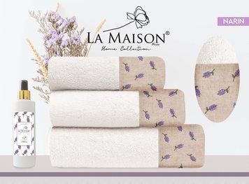 Подарунковий набір рушників La Maison, 3 шт. з ароматом Narin 30245 фото