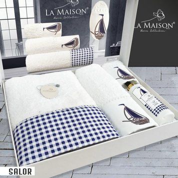 Набор полотенец подарочный La Maison, 3шт с ароматом Salor 30189 фото