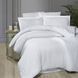 Постільна білизна First Choice Cotton Satin 160 х 220 см "Broad Line White" s-365-tek фото 1