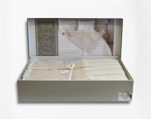 Муслиновое покривало Moss Exclusive Muslin 230 х 250 см. Bej 34308 фото