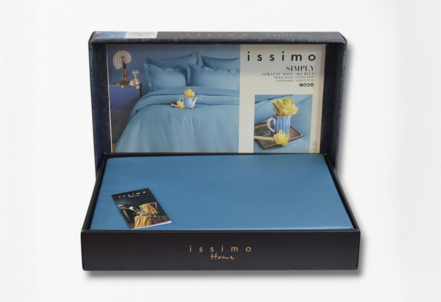 Комплект постельного белья Issimo Simply Satin 200х220 см Sky Blue 40831 фото