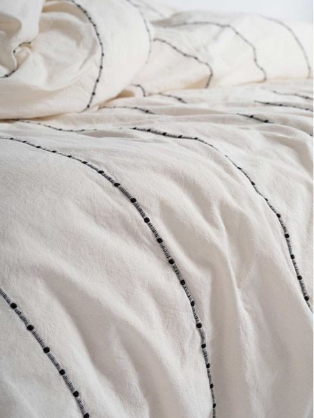 Постельное белье Limasso Stonewashed 160 х 220 см Vilniuss Snow White 40597 фото