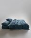 Постільна білизна Limasso Stonewashed Ranforse 160 х 220 см полуторна Akdeniz Mavisi 31379 фото 4