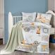 Постельное белье для новорожденных с пледом First Choice Baby Digital Satin Nirvana 100х150 см. Safari 31835 фото 1