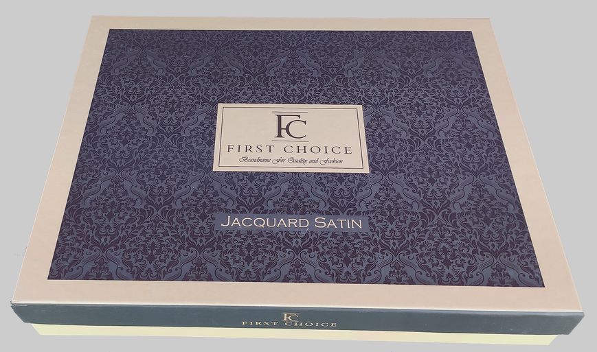 Постільна білизна First Choice Jacquard Satin 200 х 220 см Tecna Mink 40306 фото