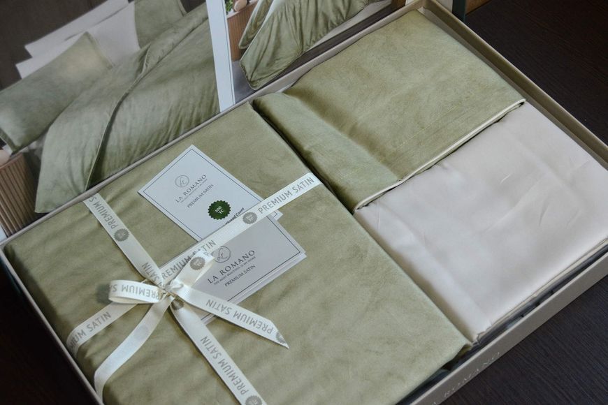Постельное белье La Romano Premium Satin 200&times;220 см Marlen Cedar, евро 40155 фото