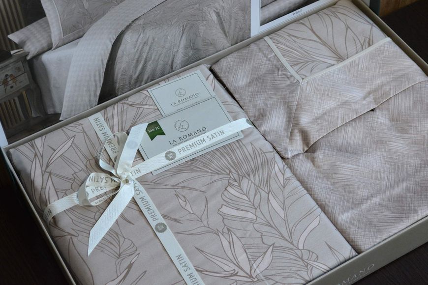 Постільна білизна La Romano Premium Satin 200&times;220 см євро Stefan Wind 40159 фото
