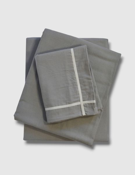 Комплект постельного белья First Choice Flanel 160&times;220 см Soprano Antracite 40700 фото