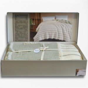 Мусиновое покривало Moss Exclusive Muslin 230 х 250 см. Yesil 34304 фото