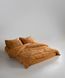 Постельное белье Limasso Stonewashed 200 х 220 см Coastal Trio Mustard 41070 фото 1