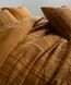 Постельное белье Limasso Stonewashed 200 х 220 см Coastal Trio Mustard 41070 фото 7