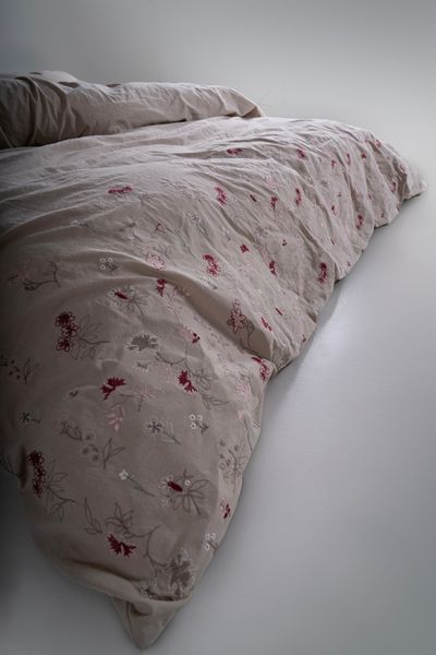 Постільна білизна Limasso Stonewashed 200 х 220 см Garden de Fleur Oxford Tan 41636 фото