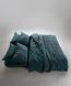 Постільна білизна Limasso Stonewashed 200 х 220 см Coastal Trio Dark Green 41069 фото 8
