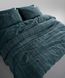 Постільна білизна Limasso Stonewashed 200 х 220 см Coastal Trio Dark Green 41069 фото 5