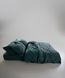 Постільна білизна Limasso Stonewashed 200 х 220 см Coastal Trio Dark Green 41069 фото 3