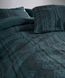 Постільна білизна Limasso Stonewashed 200 х 220 см Coastal Trio Dark Green 41069 фото 4