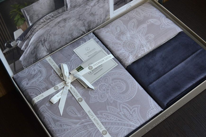Постільна білизна La Romano Premium Satin 200&times;220 см Giselle, євро 40151 фото