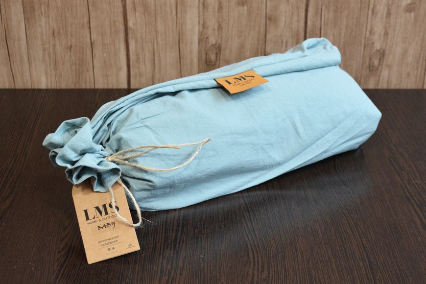Постільна білизна Limasso "Mineral Blue" Stonewashed STD Ranforse Baby 100х150 см 31520 фото