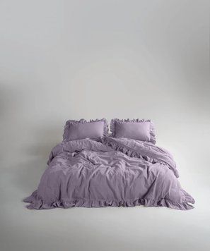 Постельное белье Limasso Stonewashed Exclusive Ranforce 160 х 220 см Natural Violet 41067 фото