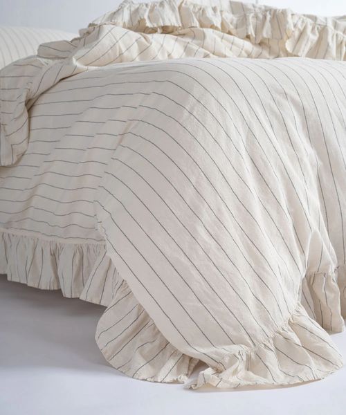 Постільна білизна Limasso Stonewashed Exclusive 200 х 220 см євро Leila Yikama 40506 фото