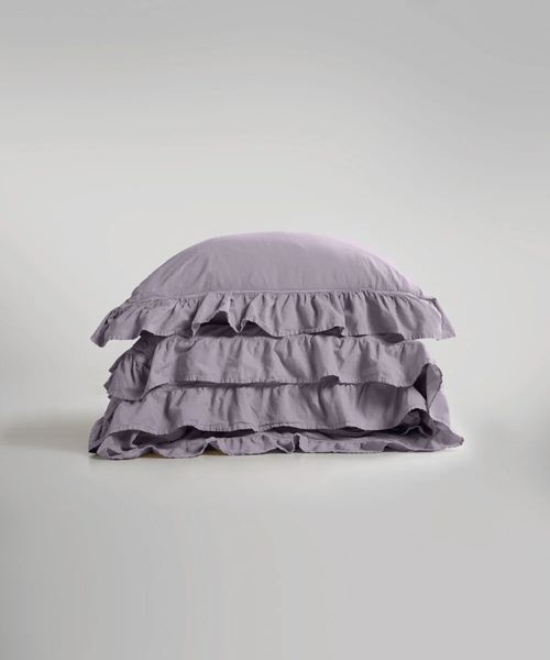 Постільна білизна Limasso Stonewashed Exclusive Ranforce 160 х 220 см Natural Violet 41067 фото