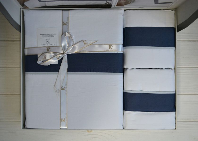 Постільна білизна First Choice Deluxe Satin 200 х 220 см Belezza White 40582 фото