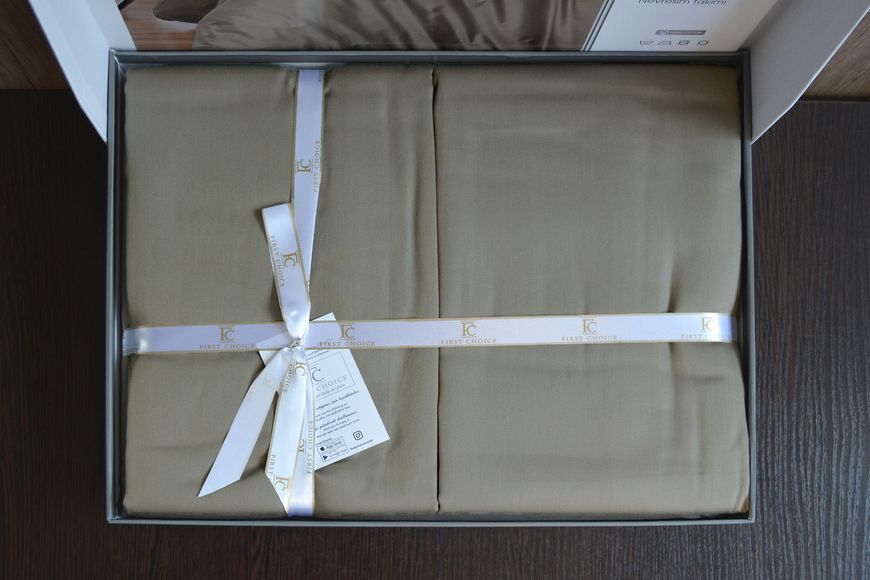 Постільна білизна First Choice Cotton Satin 160 х 220 см Snazzy Mink 31420 фото
