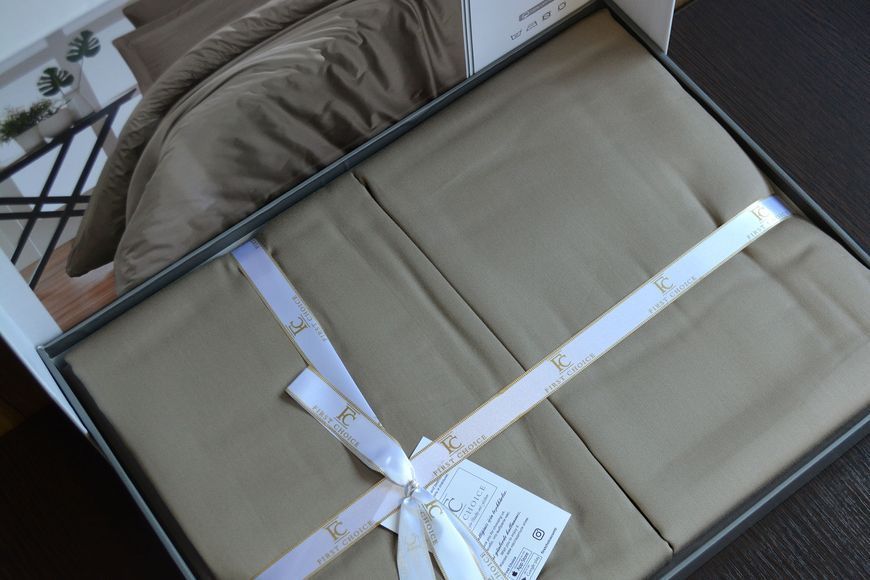 Постільна білизна First Choice Cotton Satin 160 х 220 см Snazzy Mink 31420 фото