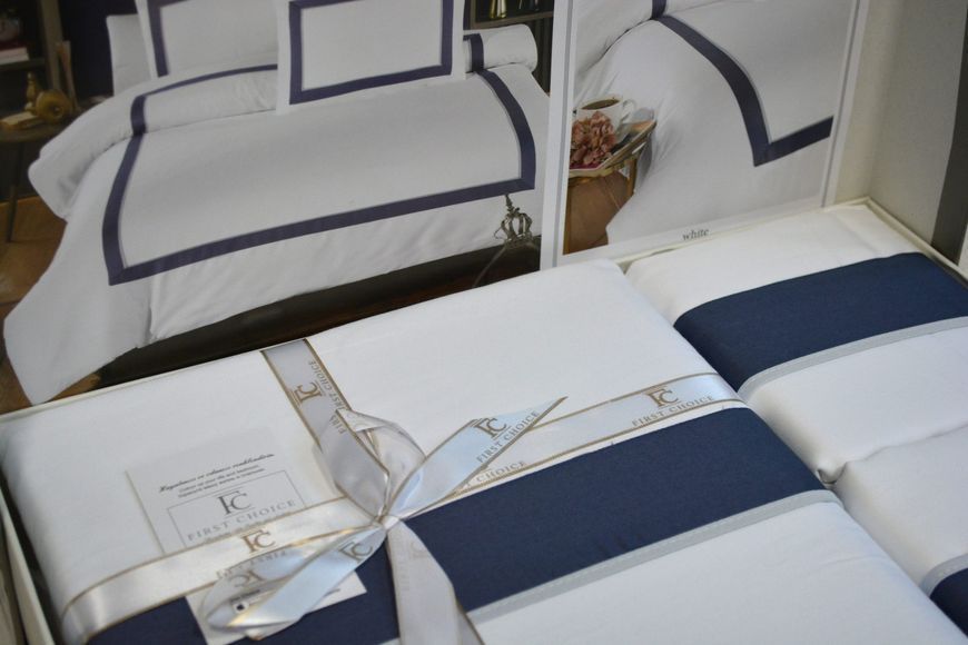 Постільна білизна First Choice Deluxe Satin 200 х 220 см Belezza White 40582 фото