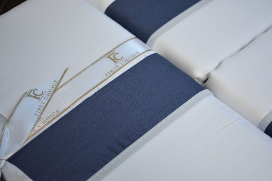 Постільна білизна First Choice Deluxe Satin 200 х 220 см Belezza White 40582 фото