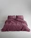 Постельное белье Limasso Raspberry Евро Stonewashed Exclusive Ranforse , с рюшами  31642 фото 1