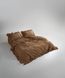 Постельное белье Limasso Stonewashed Exclusive Ranforse 200х220 євро Wood Smoke, с рюшами 31493-1-1 фото 2