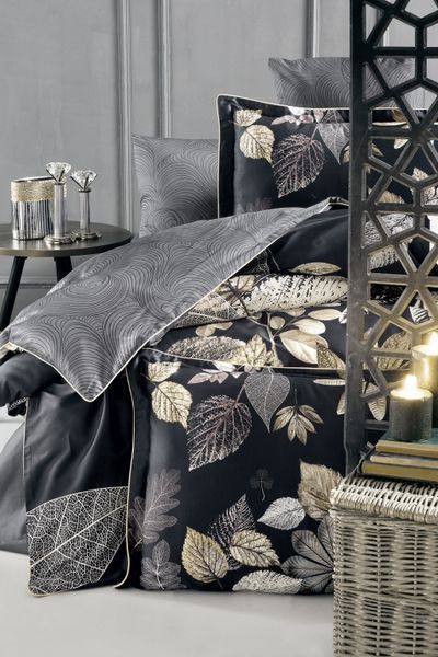 Постельное белье La Romano Premium Satin 200&times;220 см евро Daring Grey 31622 фото