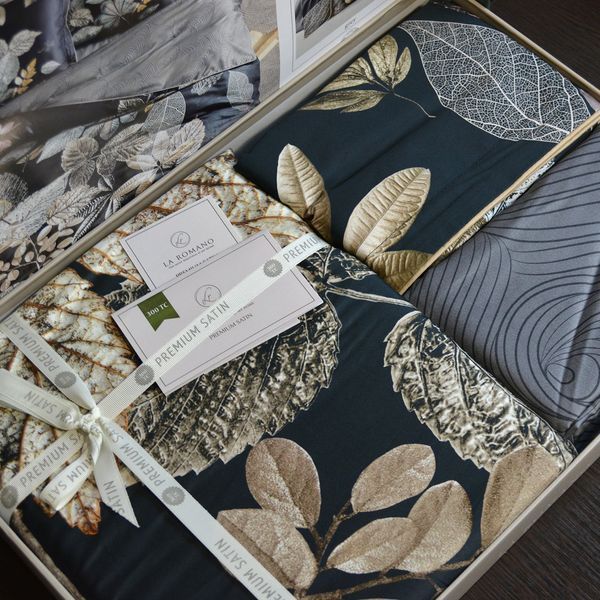 Постельное белье La Romano Premium Satin 200&times;220 см евро Daring Grey 31622 фото