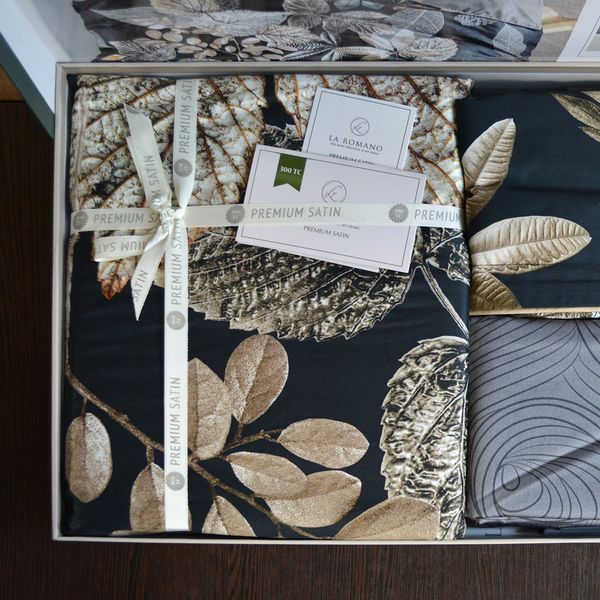 Постельное белье La Romano Premium Satin 200&times;220 см евро Daring Grey 31622 фото