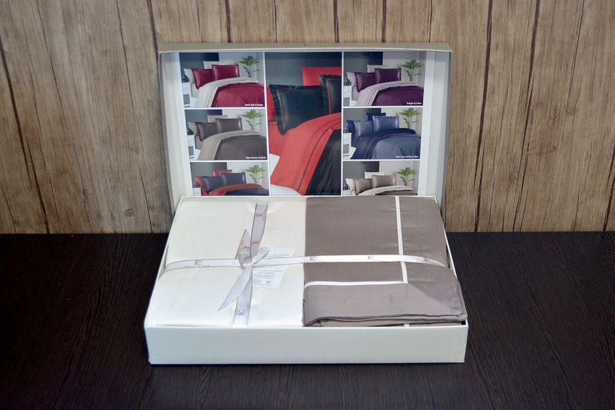 Постільна білизна First Choice Deluxe Satin 200 х 220 см Serenity Mink Cream 31291 фото