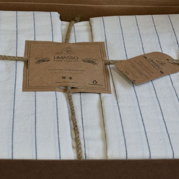 Постільна білизна Limasso Stonewashed 160 х 220 см Pur Coton 40096-1 фото