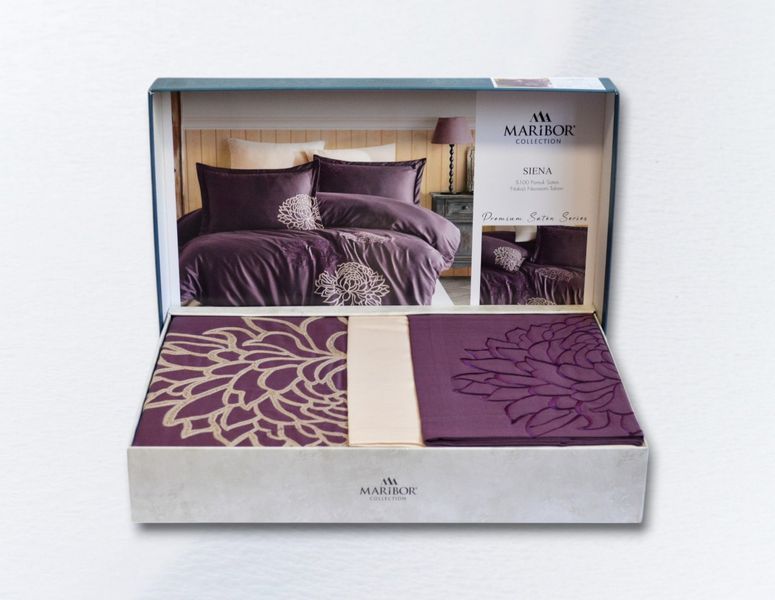 Комплект постельного белья Maribor Exclusive Satin 200х220 см Siena Murdum 40884 фото