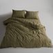 Постільна білизна Limasso Stonewashed 200 х 220 см Cassandra Olive 41077 фото 1