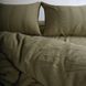 Постільна білизна Limasso Stonewashed 200 х 220 см Cassandra Olive 41077 фото 5