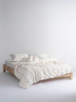 Постельное белье Limasso Stonewashed 160 х 220 см семейный Vilniuss Snow White 41579 фото