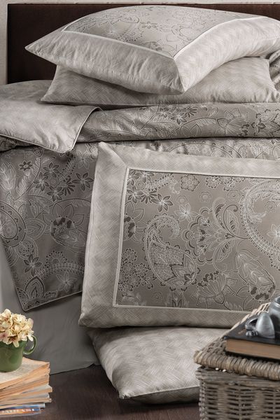 Постельное белье La Romano Premium Satin 200&times;220 см евро Theron Rock 40160 фото