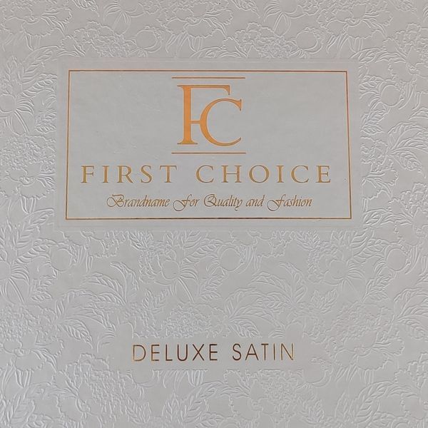 Постільна білизна First Choice Deluxe Satin 160 х 220 см Novel Line Denim 31566 фото