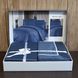 Постільна білизна First Choice Deluxe Satin 160 х 220 см Novel Line Denim 31566 фото 2