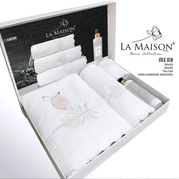 Подарочный набор полотенец La Maison, 3 шт. с ароматом Meor 30322 фото