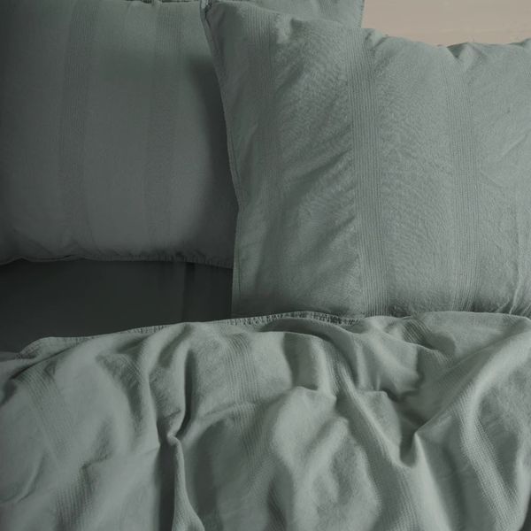 Постільна білизна Limasso Stonewashed 200 х 220 см Cassandra Natural Green 41076 фото