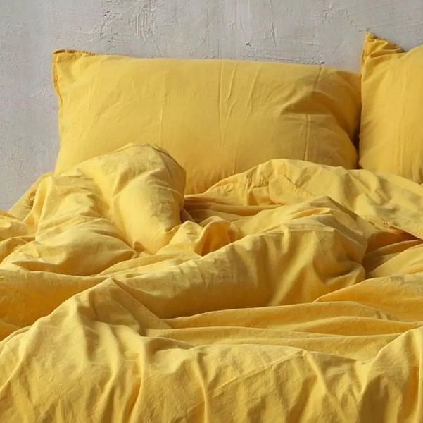 Постільна білизна Limasso Stonewashed Ranforse 160 х 220 см сімейний Lemonade 40124 фото